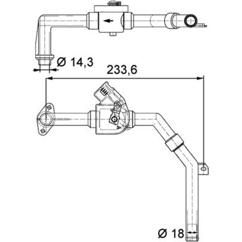 Mahle Coolant Control Valve Assembly