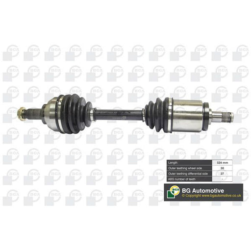 BGA CV Drive Shaft Driveshaft Front Left fits BMW 3 2000-2005