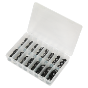 Sealey Rubber O-Ring Assortment 225pc Metric AB004OR Sealey - Dynamic Drive