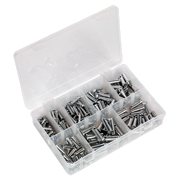 Sealey Clevis Pin Assortment 200pc Imperial AB019CP Sealey - Dynamic Drive