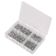 Sealey Lock Washer Assortment 1000pc Serrated Internal M5-M10 Metric AB057LW Sealey - Dynamic Drive