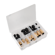 Sealey Speedfitï Thread Adaptor Assortment 30pc Metric & Imperial AB072JG Sealey - Dynamic Drive