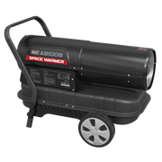 Sealey Space Warmerï Paraffin/Kerosene/Diesel Heater 100000Btu/hr with Wheels Sealey - Dynamic Drive