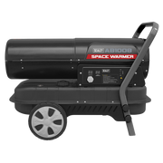 Sealey Space Warmerï Paraffin/Kerosene/Diesel Heater 100000Btu/hr with Wheels Sealey - Dynamic Drive