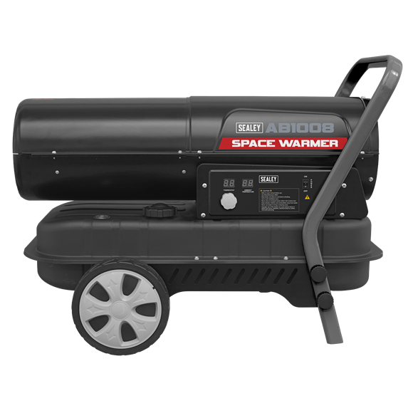 Sealey Space Warmerï Paraffin/Kerosene/Diesel Heater 100000Btu/hr with Wheels Sealey - Dynamic Drive