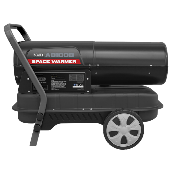 Sealey Space Warmerï Paraffin/Kerosene/Diesel Heater 100000Btu/hr with Wheels Sealey - Dynamic Drive