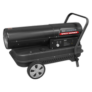 Sealey Space Warmerï Paraffin/Kerosene/Diesel Heater 125000Btu/hr with Wheels Sealey - Dynamic Drive