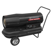 Sealey Space Warmerï Paraffin/Kerosene/Diesel Heater 205000Btu/hr with Wheels Sealey - Dynamic Drive