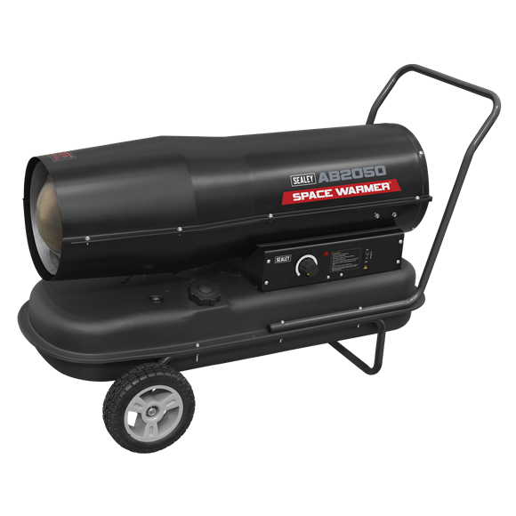 Sealey Space Warmerï Paraffin/Kerosene/Diesel Heater 205000Btu/hr with Wheels Sealey - Dynamic Drive