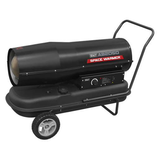 Sealey Space Warmerï Paraffin/Kerosene/Diesel Heater 205000Btu/hr with Wheels Sealey - Dynamic Drive