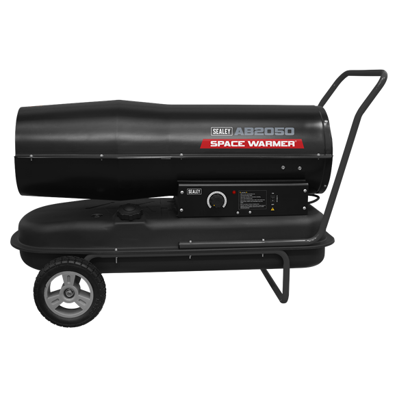 Sealey Space Warmerï Paraffin/Kerosene/Diesel Heater 205000Btu/hr with Wheels Sealey - Dynamic Drive