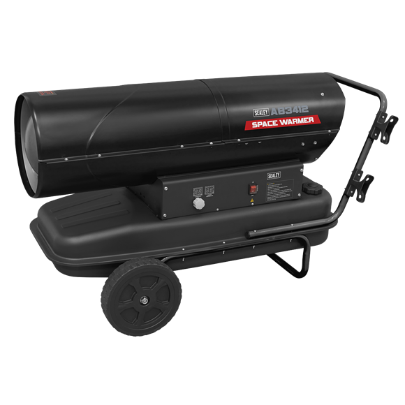 Sealey Space Warmerï Kerosene/Diesel Heater 340000Btu/hr with Wheels AB3412 Sealey - Dynamic Drive