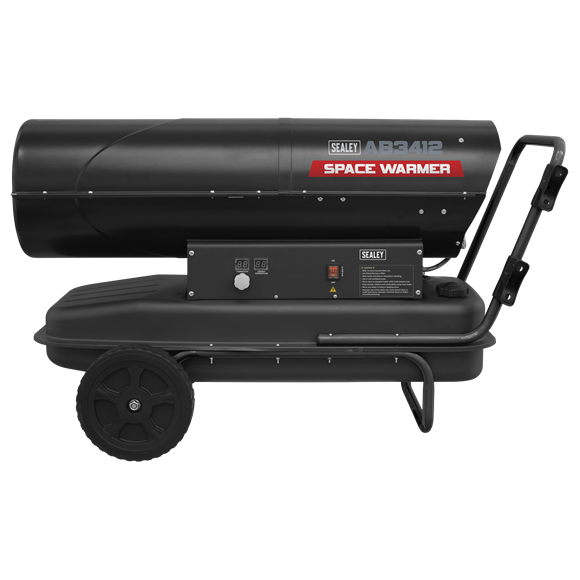 Sealey Space Warmerï Kerosene/Diesel Heater 340000Btu/hr with Wheels AB3412 Sealey - Dynamic Drive