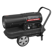 Sealey Space Warmerï Paraffin/Kerosene/Diesel Heater 70000Btu/hr with Wheels Sealey - Dynamic Drive