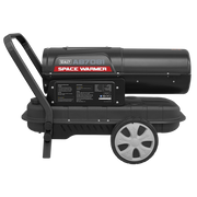 Sealey Space Warmerï Paraffin/Kerosene/Diesel Heater 70000Btu/hr with Wheels Sealey - Dynamic Drive