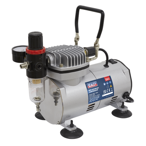 Sealey Mini Air Brush Compressor AB900 Sealey - Dynamic Drive