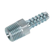 Sealey Screwed Tailpiece Male 1/4"BSPT 1/4" Hose Pack of 5 AC08 Sealey - Dynamic Drive