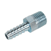 Sealey Screwed Tailpiece Male 1/4"BSPT 1/4" Hose Pack of 5 AC08 Sealey - Dynamic Drive