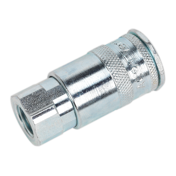 Sealey Coupling Body Female 1/4"BSP Pack of 50 AC15BP Sealey - Dynamic Drive