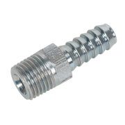 Sealey Screwed Tailpiece Male 1/4"BSPT 5/16" Hose Pack of 5 AC39 Sealey - Dynamic Drive