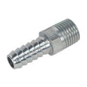 Sealey Screwed Tailpiece Male 1/4"BSPT 5/16" Hose Pack of 5 AC39 Sealey - Dynamic Drive