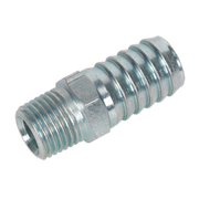 Sealey Screwed Tailpiece Male 1/4"BSPT 1/2" Hose Pack of 5 AC40 Sealey - Dynamic Drive