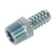 Sealey Screwed Tailpiece Male 3/8"BSPT 3/8" Hose Pack of 5 AC41 Sealey - Dynamic Drive