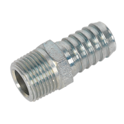 Sealey Screwed Tailpiece Male 3/8"BSPT 1/2" Hose Pack of 5 AC42 Sealey - Dynamic Drive