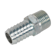 Sealey Screwed Tailpiece Male 3/8"BSPT 1/2" Hose Pack of 5 AC42 Sealey - Dynamic Drive