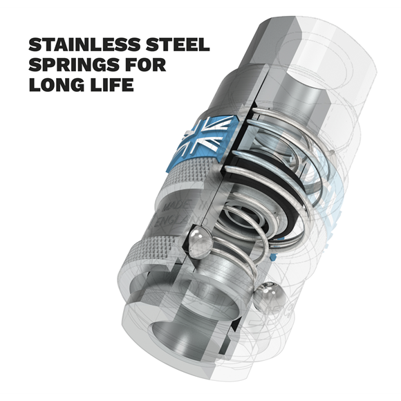 Sealey Coupling Body Male 1/4"BSPT Pack of 5 ACP01 Sealey - Dynamic Drive