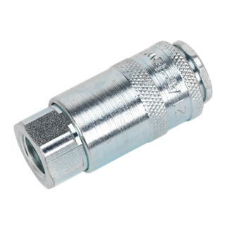 Sealey Coupling Body Female 1/4"BSP Pack of 5 ACP13 Sealey - Dynamic Drive
