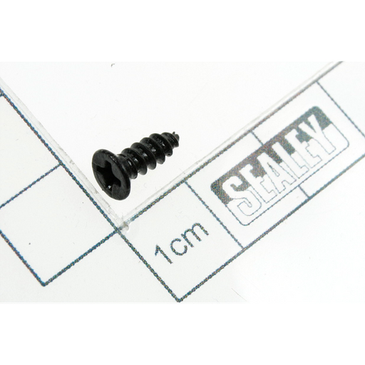 Sealey Csk head s/t screw m3.5 x 10 black