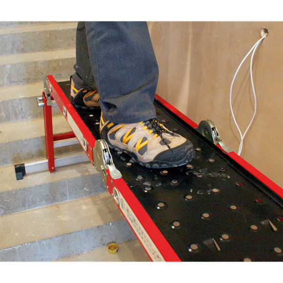 Sealey Aluminium Multipurpose Ladder EN 131 Adjustable Height AFPL2 Sealey - Dynamic Drive