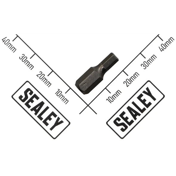 Sealey 1/4"Dr Low Profile Hex Bit 4mm