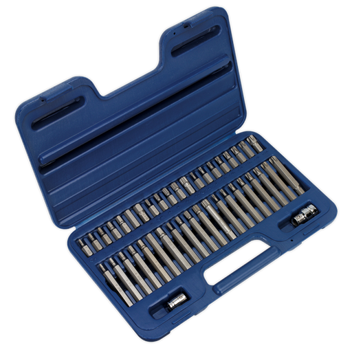 Sealey TRX-Star*/Hex/Spline Bit Set 42pc 3/8" & 1/2"Sq Drive AK219 Sealey - Dynamic Drive