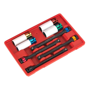 Sealey Torque Stick & Aluminium Wheel Impact Socket Set 8pc 1/2"Sq Drive AK2243 Sealey - Dynamic Drive