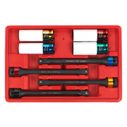 Sealey Torque Stick & Aluminium Wheel Impact Socket Set 8pc 1/2"Sq Drive AK2243 Sealey - Dynamic Drive