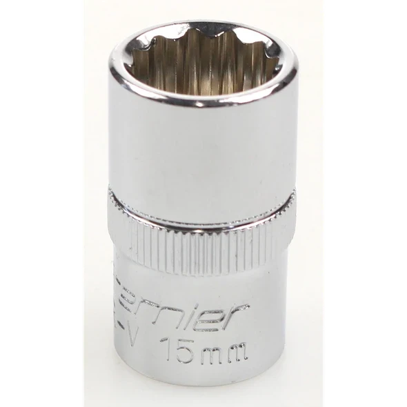 Sealey Socket 1/2"dr 15mm (12pt)