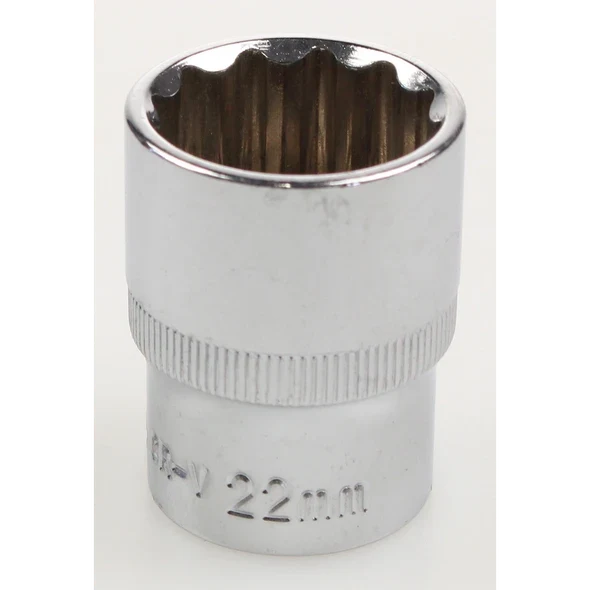Sealey Socket 1/2"dr 22mm (12pt)