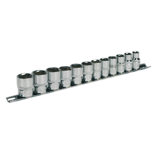 Sealey Socket Set 12pc 3/8"Sq Drive WallDrive Metric AK2693 Sealey - Dynamic Drive