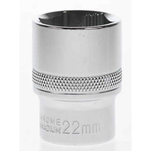 Sealey Socket 1/2"dr 22mm 'total lok-on' (6pt)