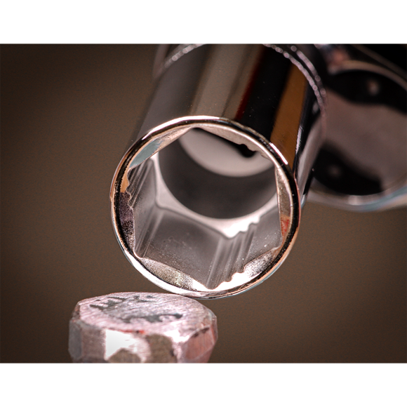 Sealey Socket Set 12pc 3/8"Sq Drive Deep Lock-Onï 6pt Metric AK2744 Sealey - Dynamic Drive