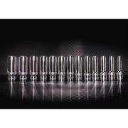 Sealey Socket Set 13pc 1/2"Sq Drive Deep Lock-Onï 6pt Metric AK2745 Sealey - Dynamic Drive