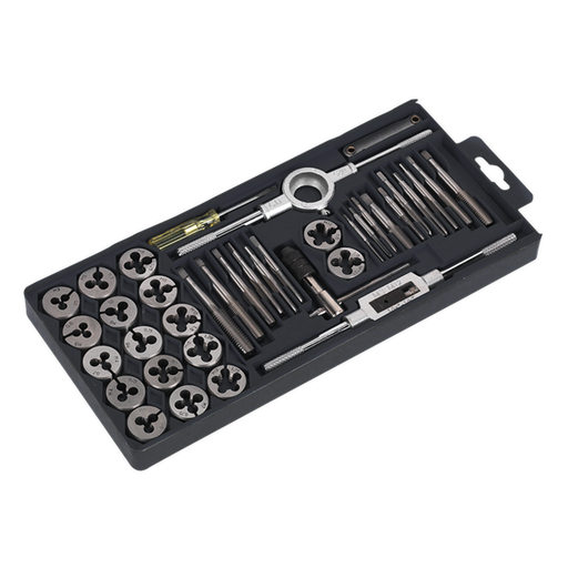 Sealey Tap & Die Set 40pc Split Dies Metric AK301 Sealey - Dynamic Drive
