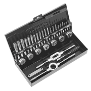 Sealey Tap & Die Set 32pc Split Dies HSS 4341 Metric AK3015HSS Sealey - Dynamic Drive