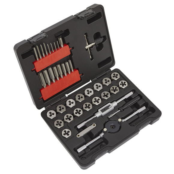 Sealey Tap & Hex Die Set 39pc AK3039HM Sealey - Dynamic Drive