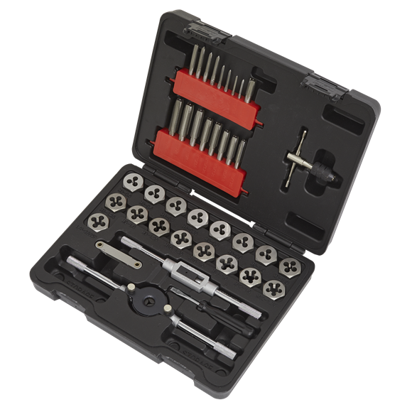 Sealey Tap & Hex Die Set 39pc AK3039HM Sealey - Dynamic Drive