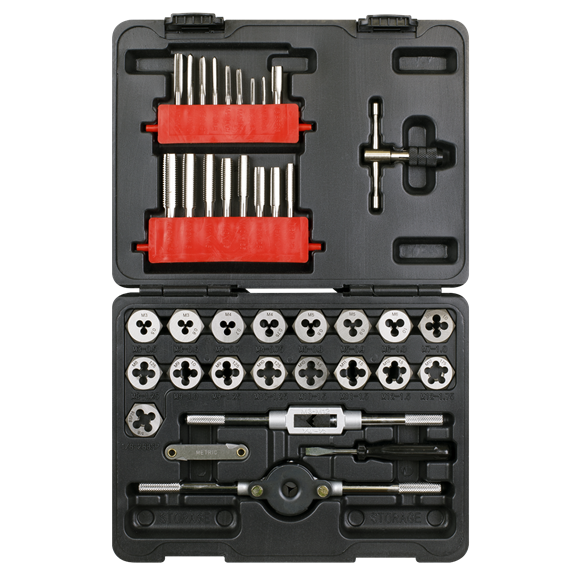 Sealey Tap & Hex Die Set 39pc AK3039HM Sealey - Dynamic Drive