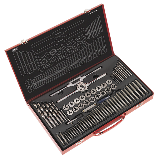 Sealey Tap & Die Set 76pc Split Dies Metric AK3076 Sealey - Dynamic Drive