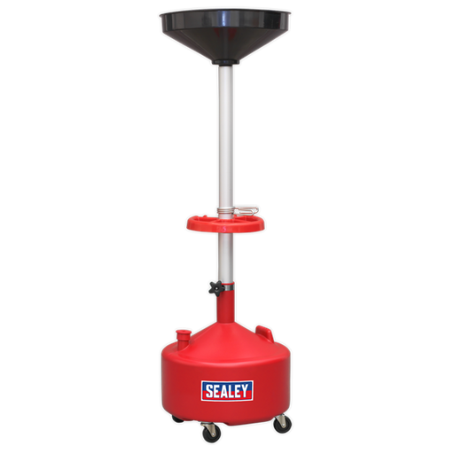 Sealey Mobile Oil Drainer 36L Manual Discharge AK36D Sealey - Dynamic Drive